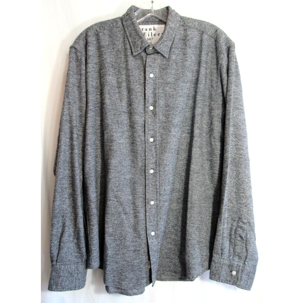 Frank & Eileen Finbar Gray Flannel Button Down Long Sleeve Shirt Size M NWOT